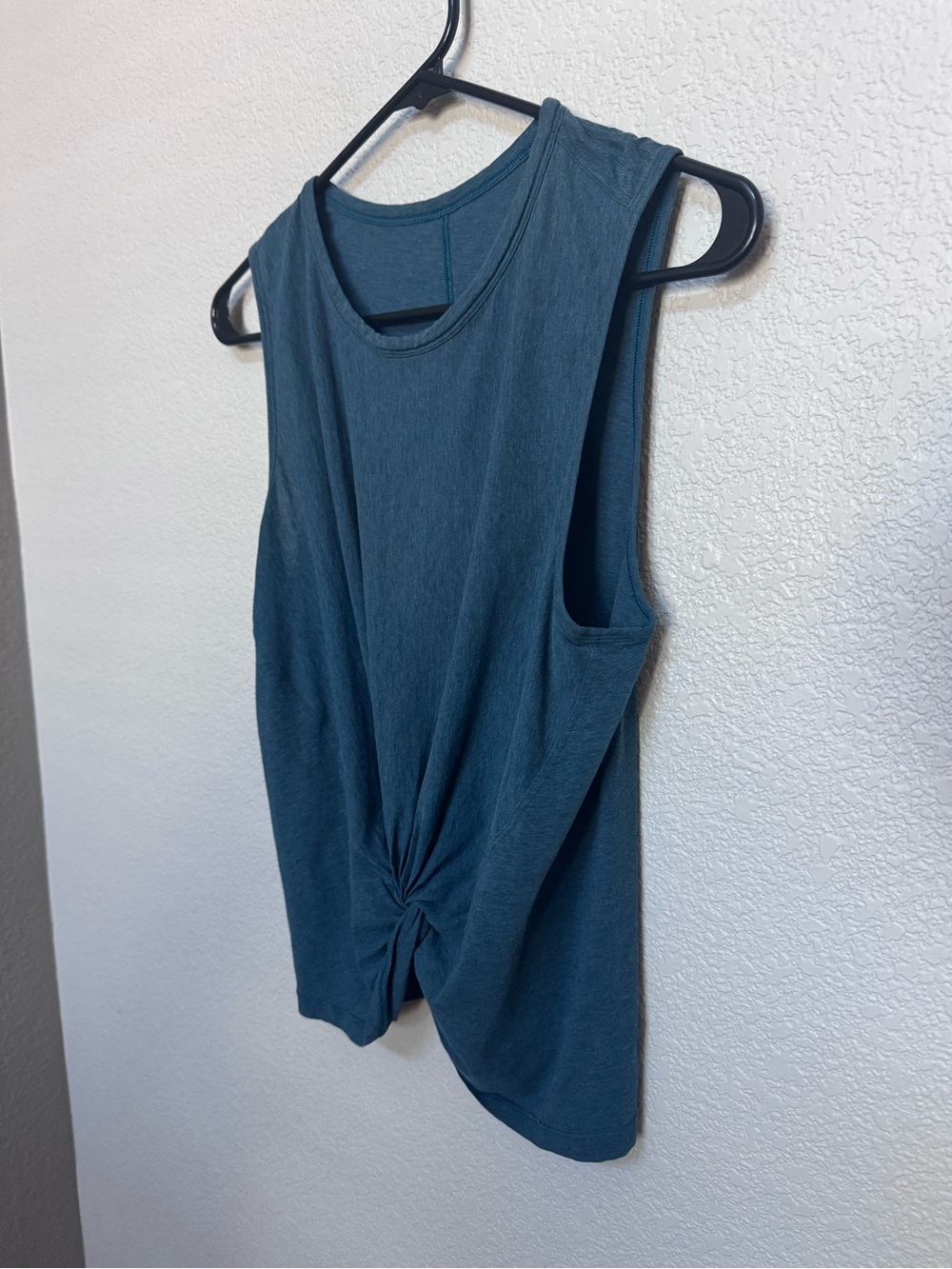 Lululemon Twist Front Pima Cotton Tank Women’s 6 Teal Green